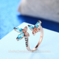 OEM customize wholesale jewelry supplies china fancy design ring butterfly
